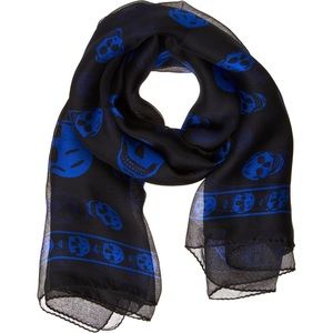 Alexander McQUEEN silk chiffon scarf